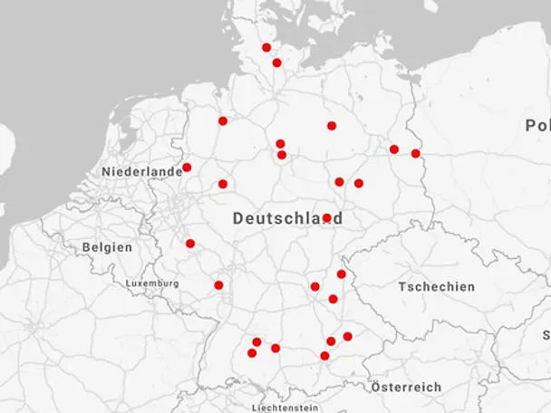 Deutschlandkarte - Außendienst Schaumann BioEnergy Deutschlandkarte - Außendienst Schaumann BioEnergy